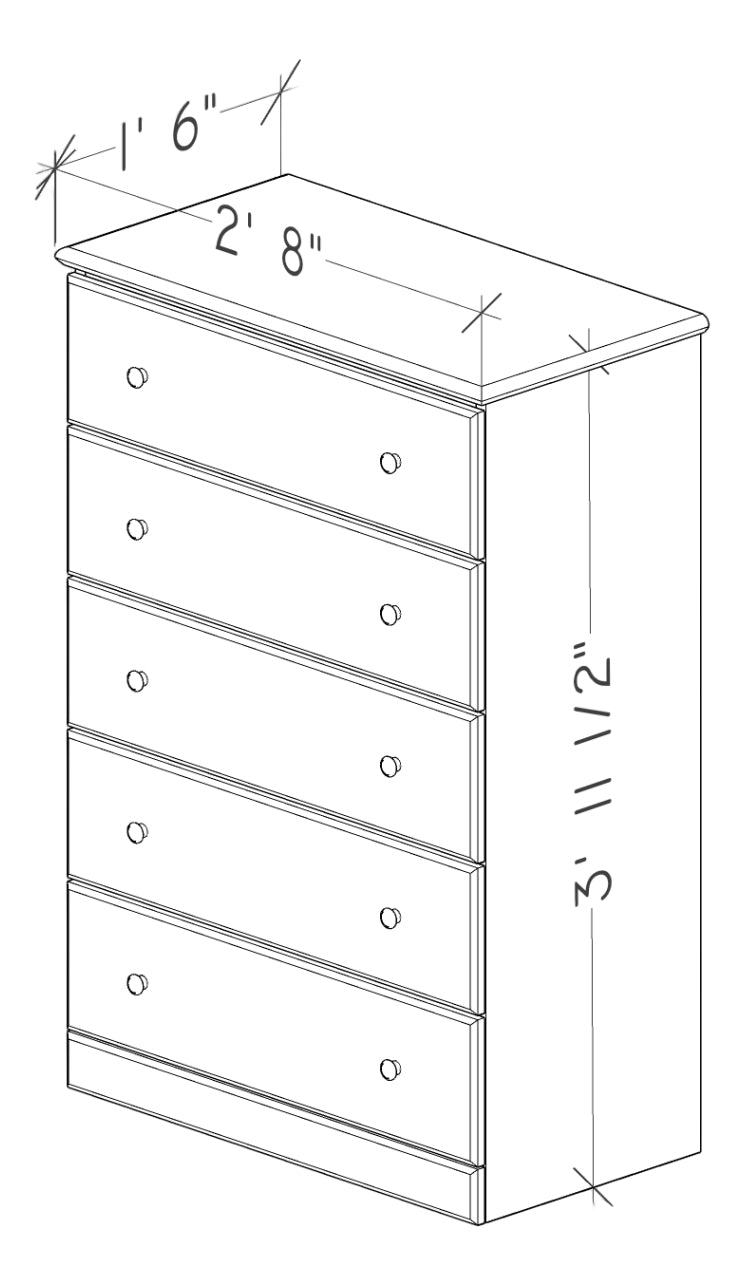 Chest Weather Ash Gray by Perdue Furniture