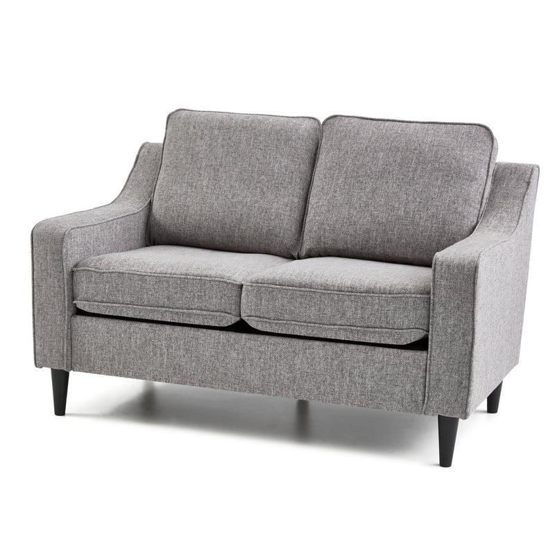 Gray Straight Back Sofa by Edenbrook