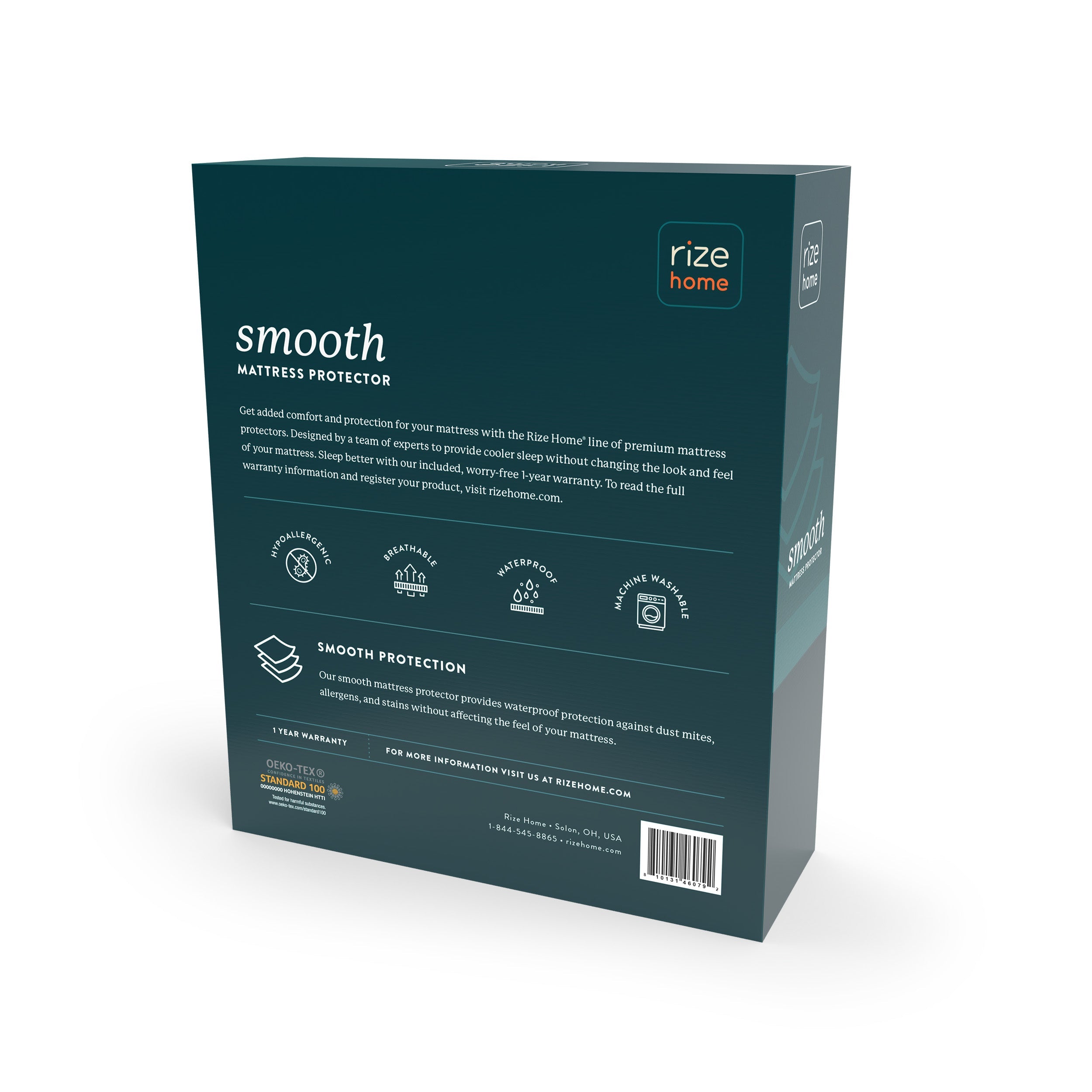 Smooth Mattress Protector by Rize Home