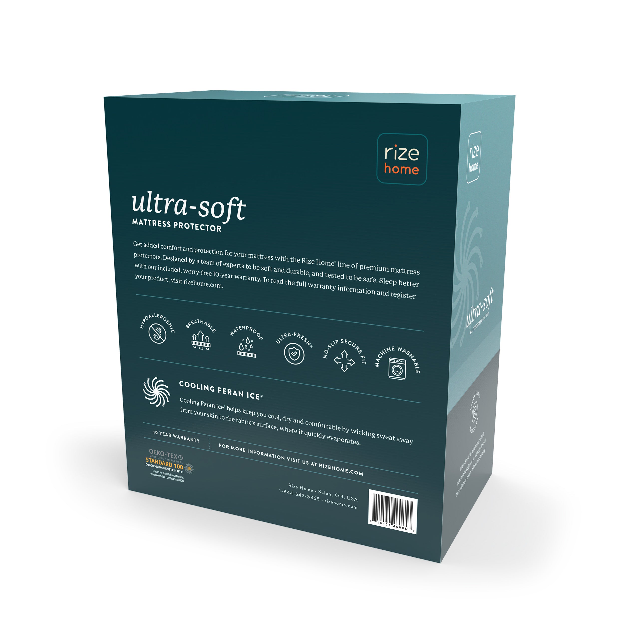 Ultra-Soft Mattress Protector by Rize Home