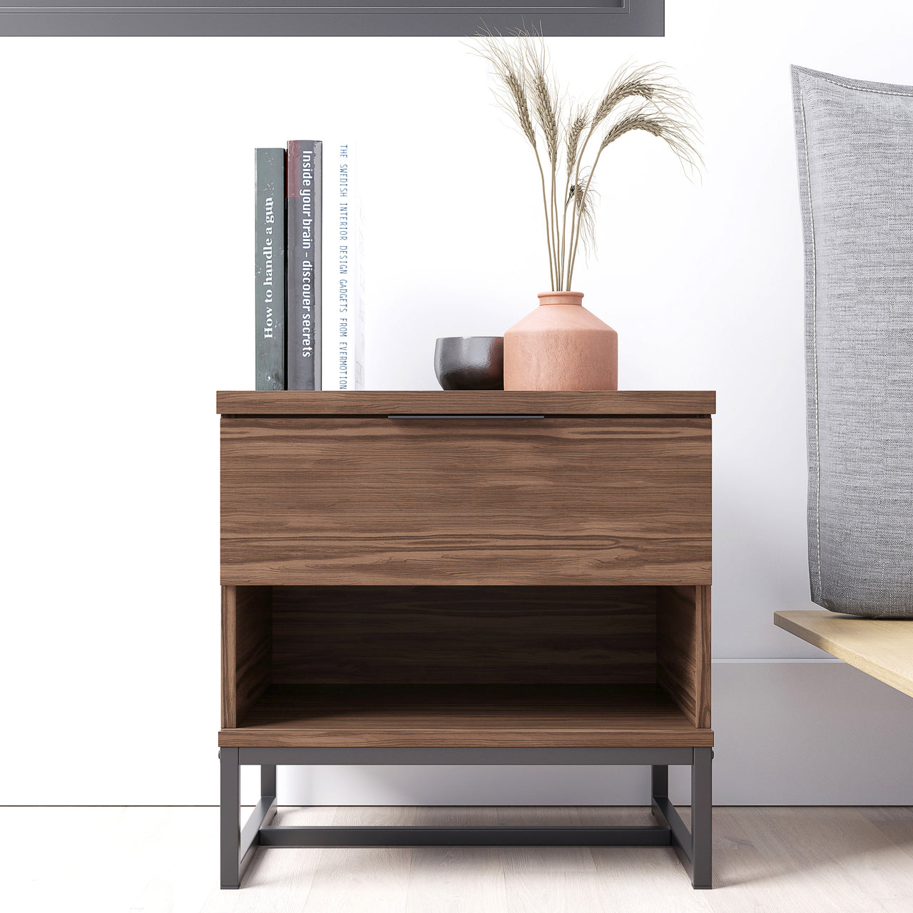Walnut Nightstand
