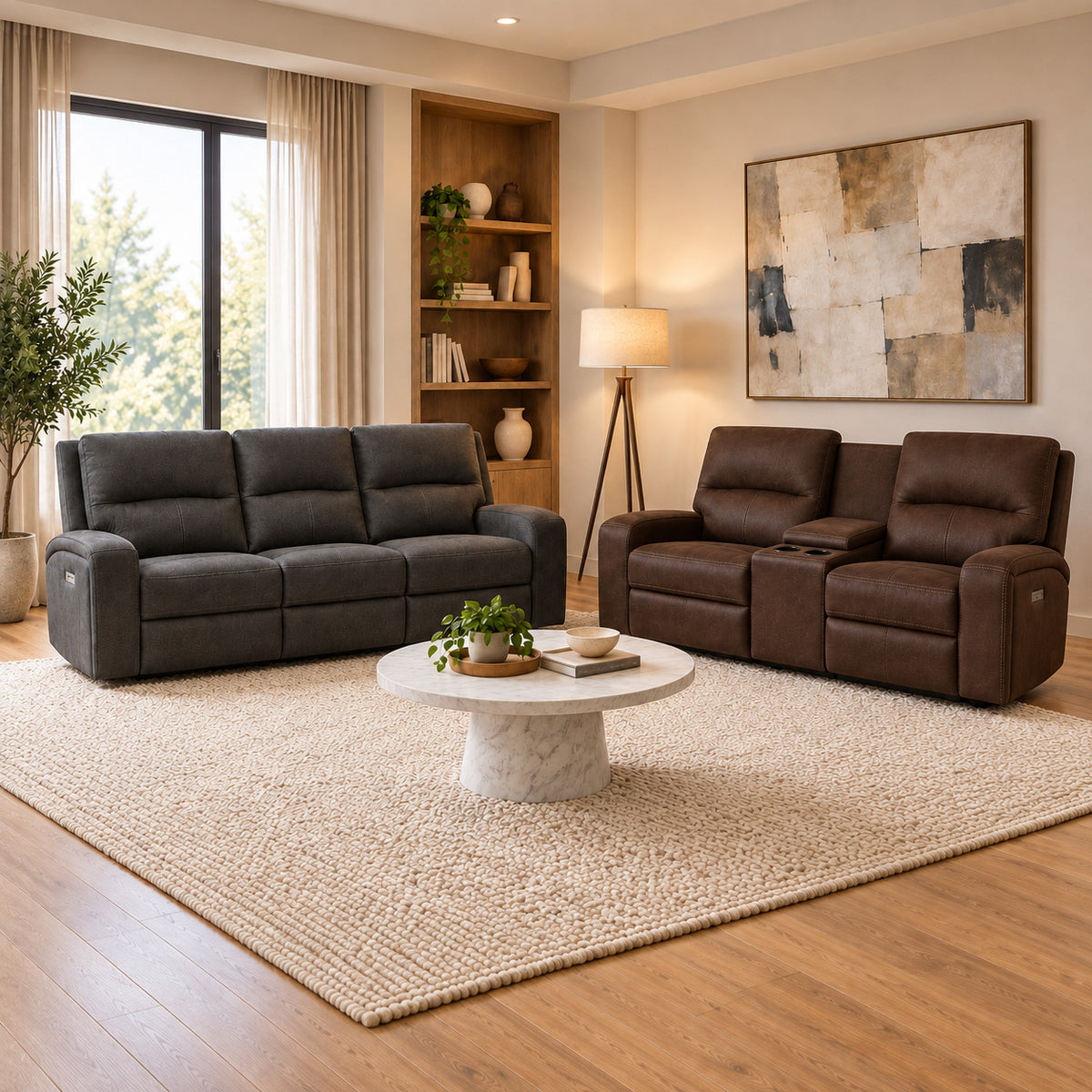 Southern Motion Sofa in Brown or Grey